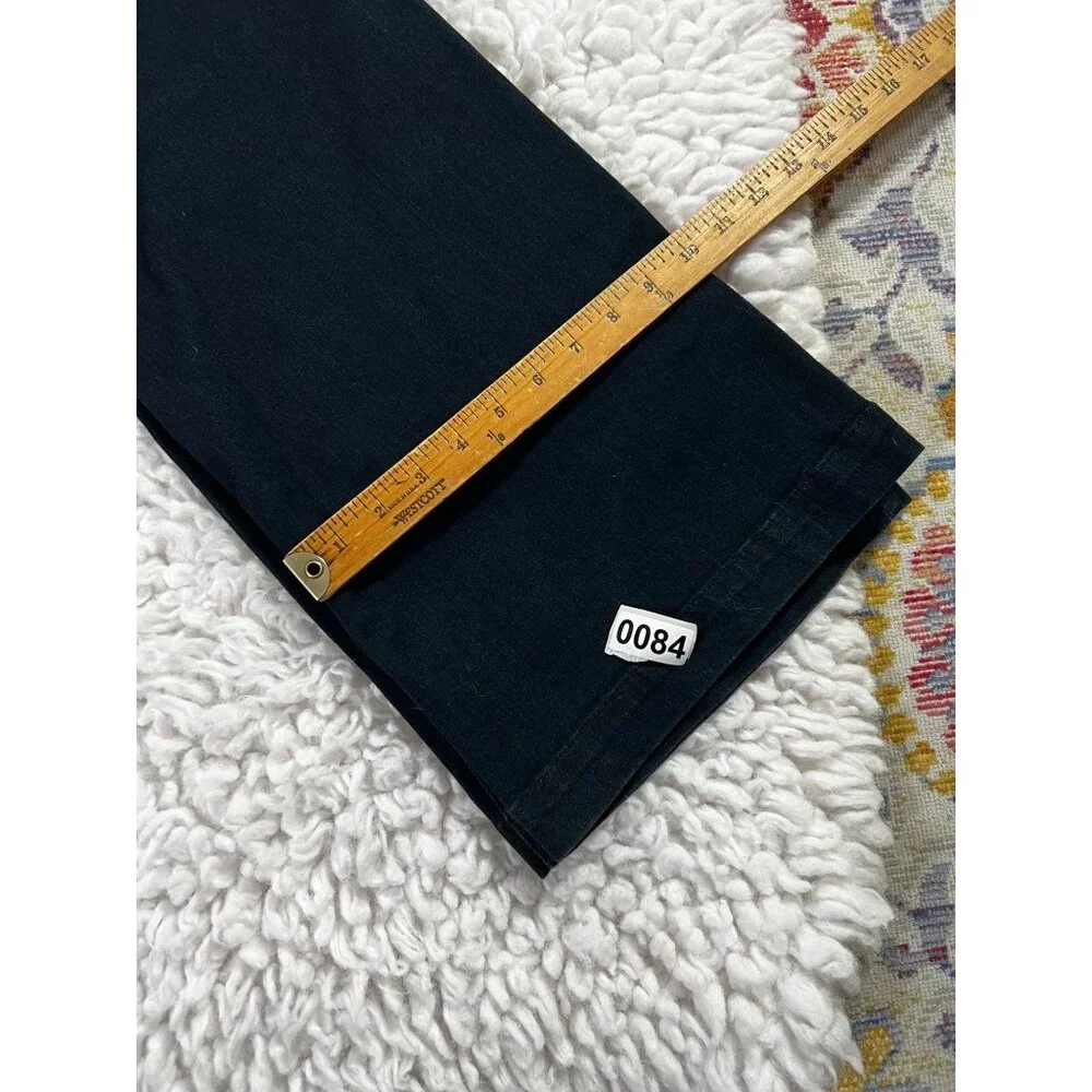 Eddie Bauer Slightly Curvy Jeans Sz 14 Womens Slim Straight  Dark Wash - Picture 9 of 12